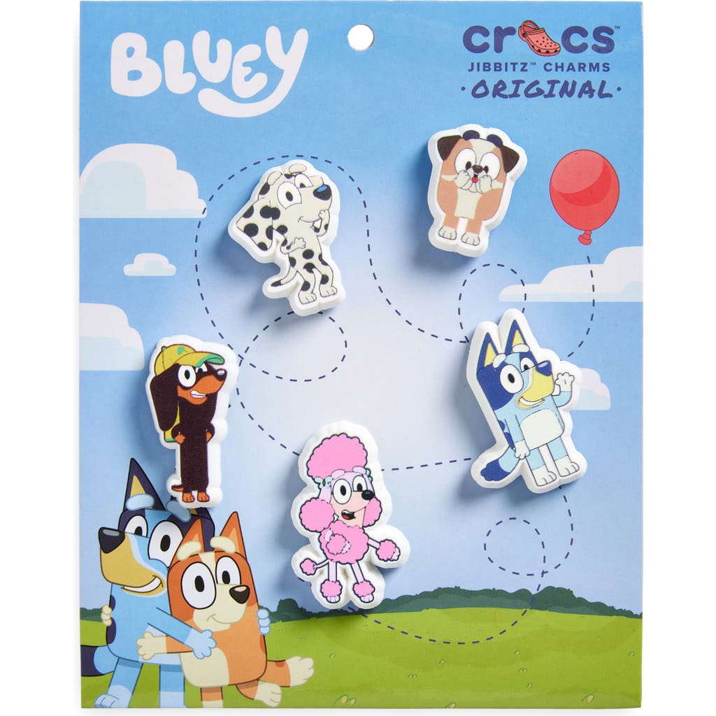 Crocs Bluey 5-pack Jibbitz Shoe Charms In Multi