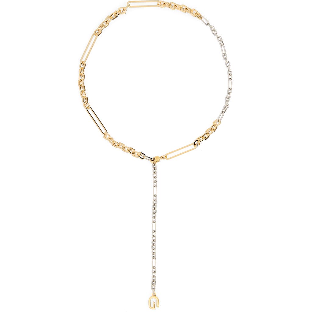 Givenchy Mixed Link Chain Y-necklace In Gold