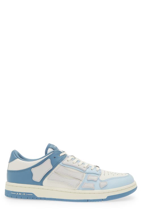 Shop Amiri Skel Sneaker In Blue White Blue