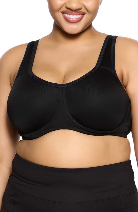 Womens Bra Adjustable Lightly Padded Wirefree High Impact Sports Bra (Color  : Silver, Size : 42D) : : Clothing, Shoes & Accessories