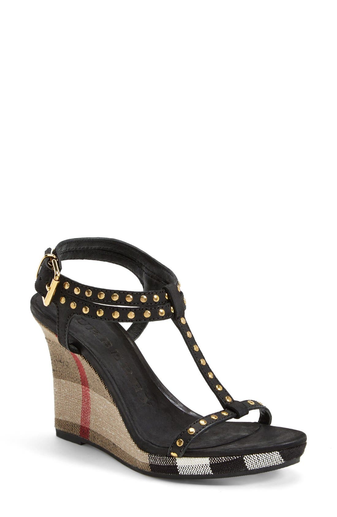 Burberry 'Harbeton' Wedge Sandal (Women) | Nordstrom