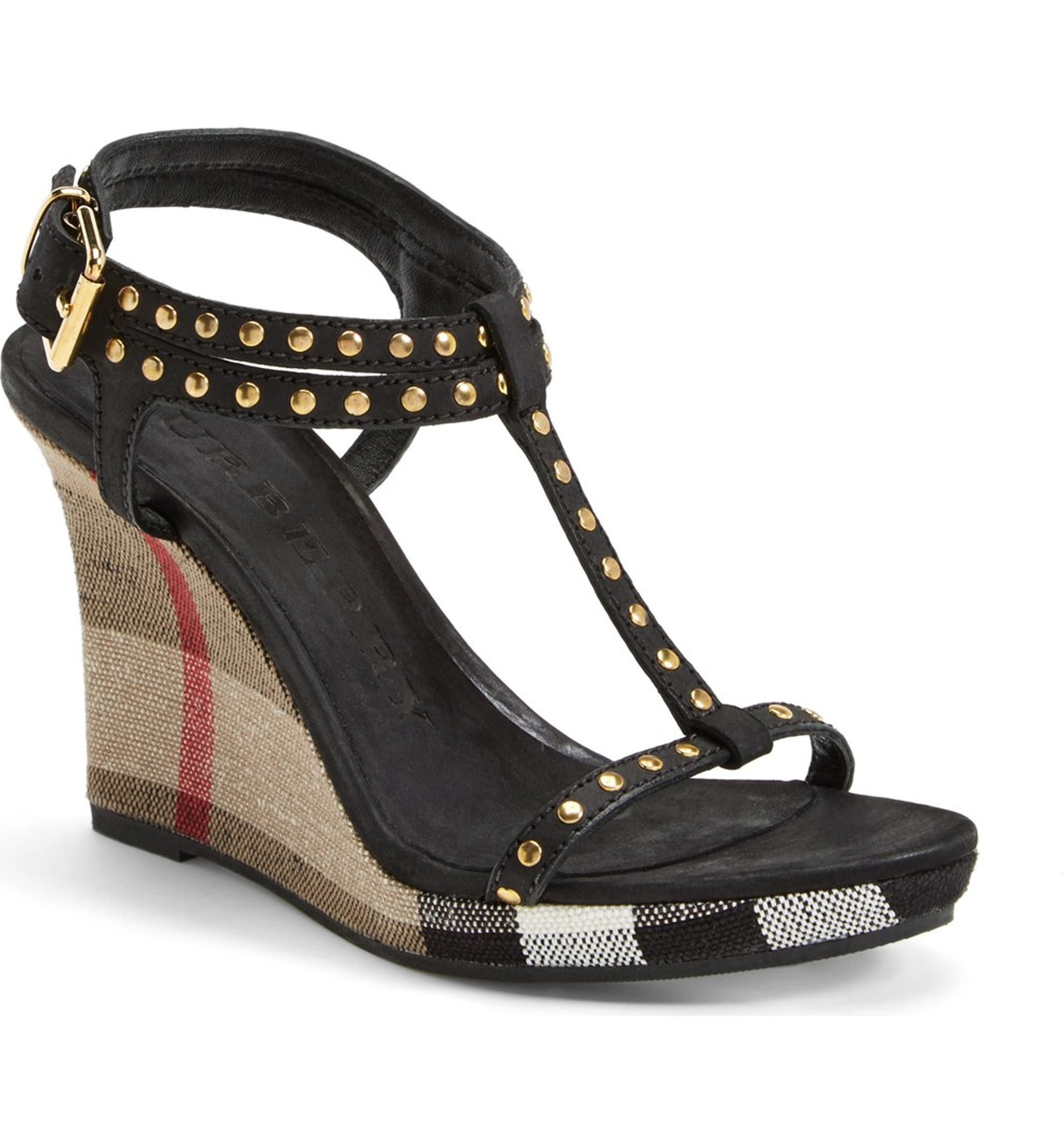 Burberry 'Harbeton' Wedge Sandal (Women) | Nordstrom