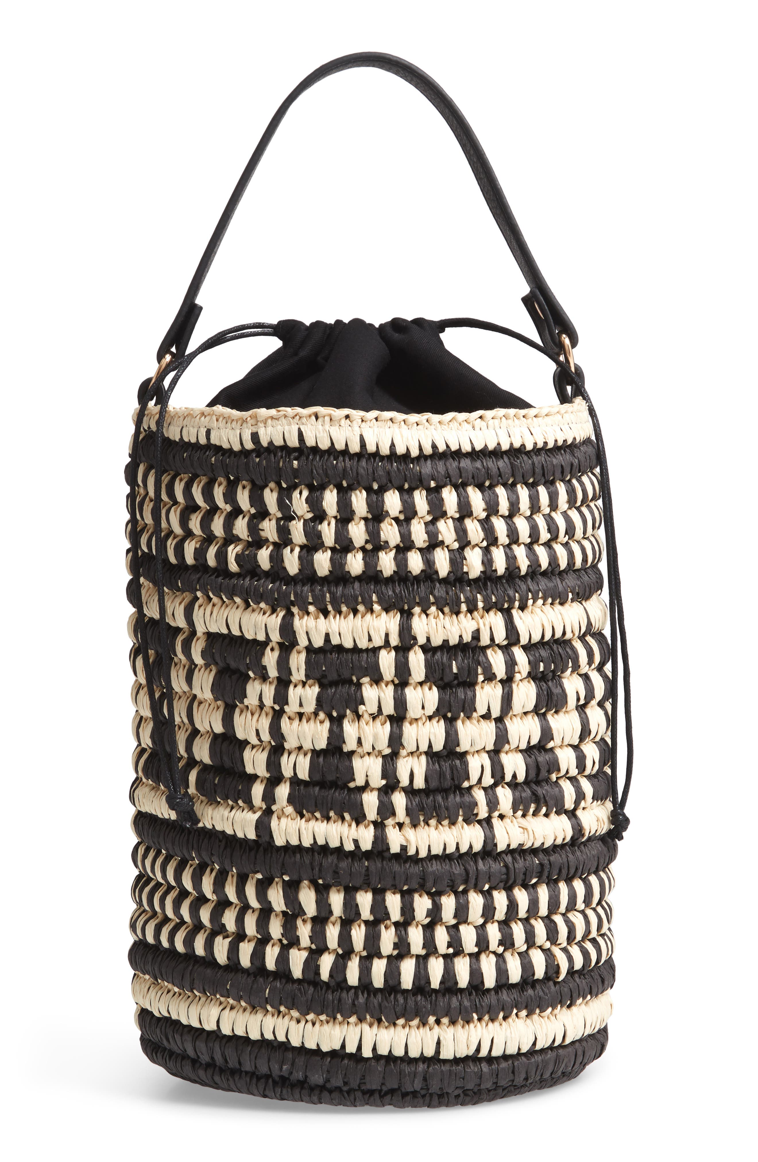 Nordstrom Talula Woven Raffia Bucket Bag Nordstrom