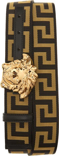 Versace Medusa-plaque Greca-detail Belt