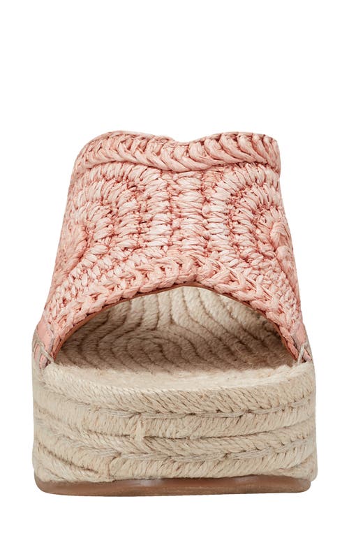 Marc Fisher Ltd Zakki Platform Wedge Sandal In Medium Pink