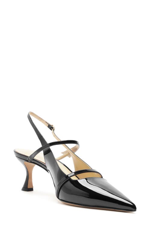 Shop Alexandre Birman Tita Pointed Toe Slingback Pump In Black