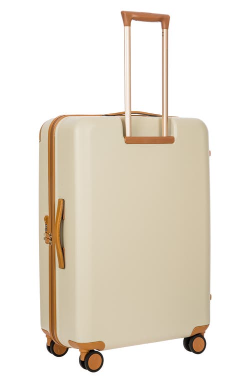 Shop Bric's Amalfi 30" Spinner Suitcase In Cream/tan