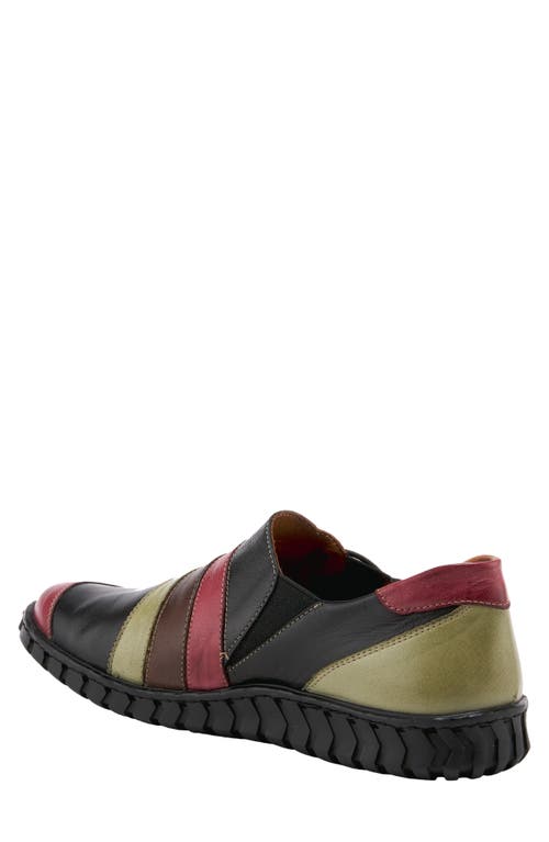 Spring Step Neeta Slip-on Sneaker In Black Multi