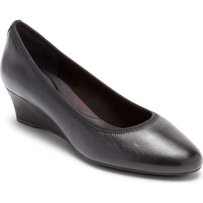Rockport Total Motion Cerelia Wedge Pump, Black