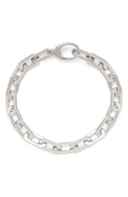 Lady Grey Octagon Chain Bracelet in Silver at Nordstrom