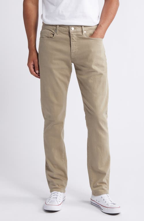 Frame L'homme Garage Oak Slim Jean In Dark Beige
