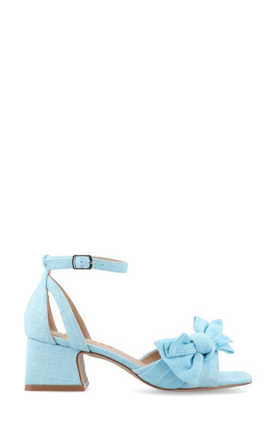 JOURNEE COLLECTION JOURNEE COLLECTION ZEVI BOW BLOCK HEEL SANDAL