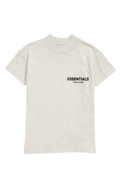 Fear of God Kids' Cotton Graphic Logo Tee in Light Oatmeal