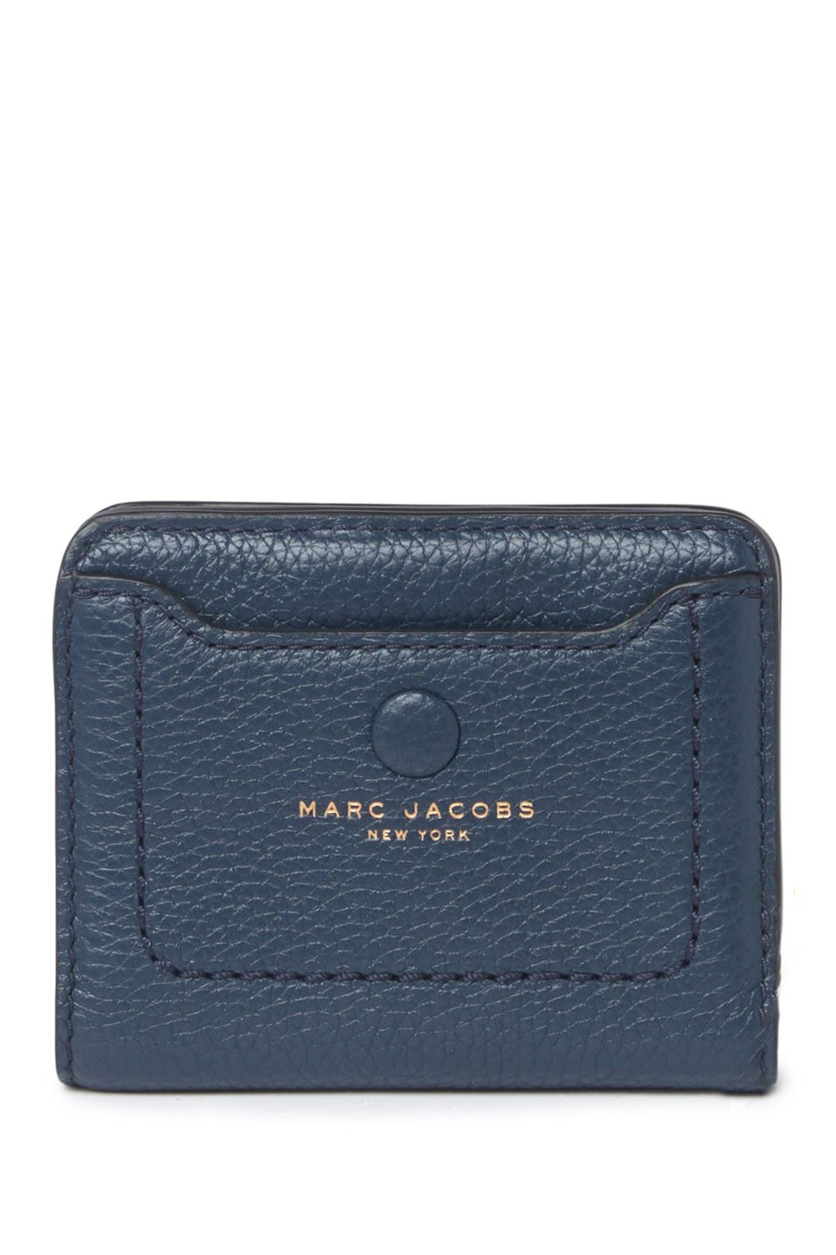 marc jacobs empire city mini compact leather coin wallet