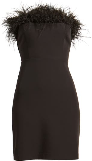 Sam edelman feather hem sheath outlet dress