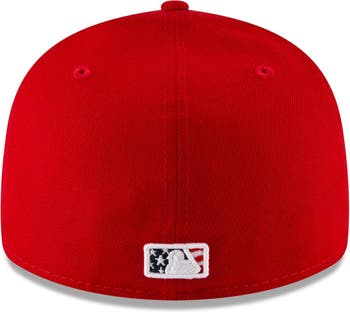 Washington Nationals New Era Alternate Authentic Collection On-Field 59FIFTY Fitted Hat - Navy/Red