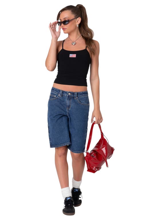 EDIKTED EDIKTED USA STRETCH COTTON CAMISOLE 