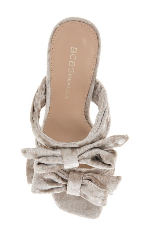 Bcbg Ramira Slide Sandal In Doeskin Velvet