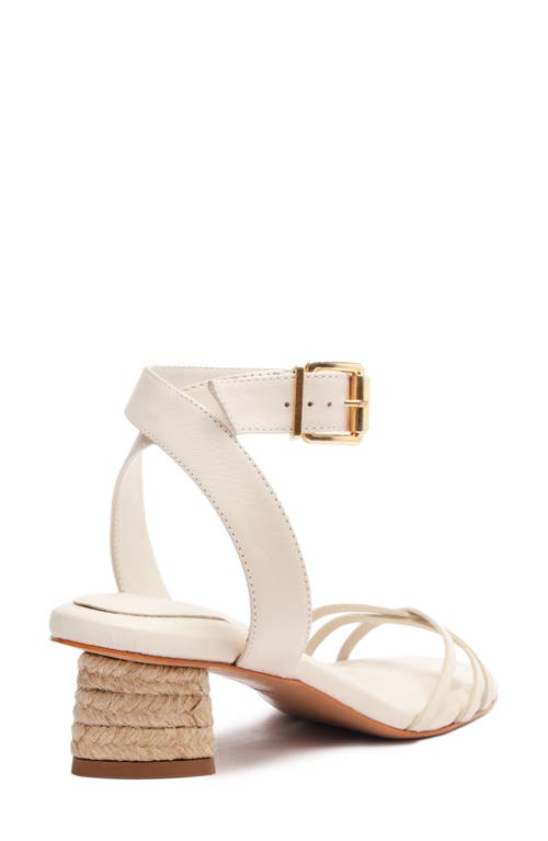 Shop Schutz Alexandra Ankle Strap Sandal In Pearl