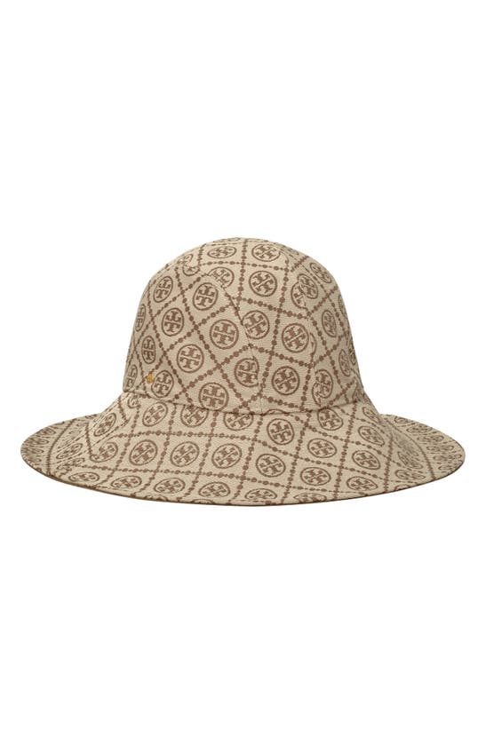 Shop Tory Burch T Monogram Bucket Hat In Hazel