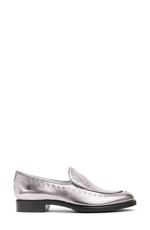 Shop The Office Of Angela Scott Miss Cecilia Loafer In Silver