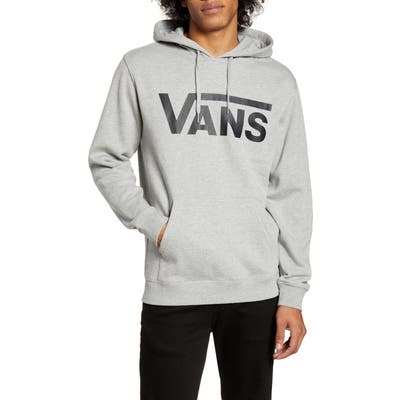 Vans Classic Fit Logo Hooded Sweatshirt, Grey