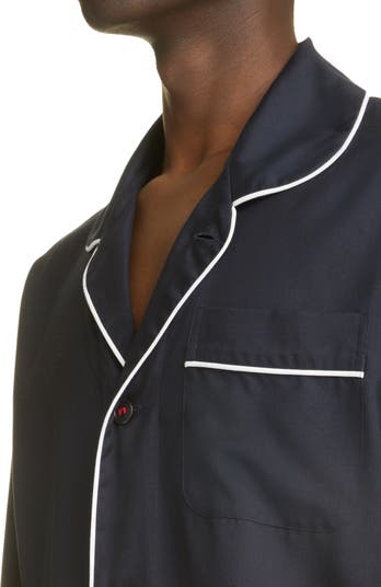 Maison Margiela Silk Pajama Shirt | Nordstrom