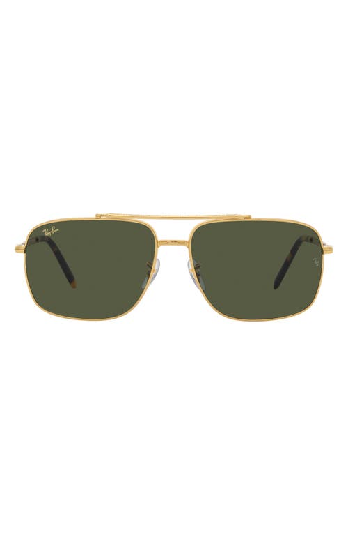 Ray-Ban 62mm Pillow Sunglasses in Yellow Gold at Nordstrom