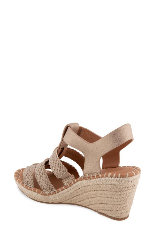 GENTLE SOULS BY KENNETH COLE GENTLE SOULS CAPLIN SLINGBACK ESPADRILLE PLATFORM WEDGE SANDAL 