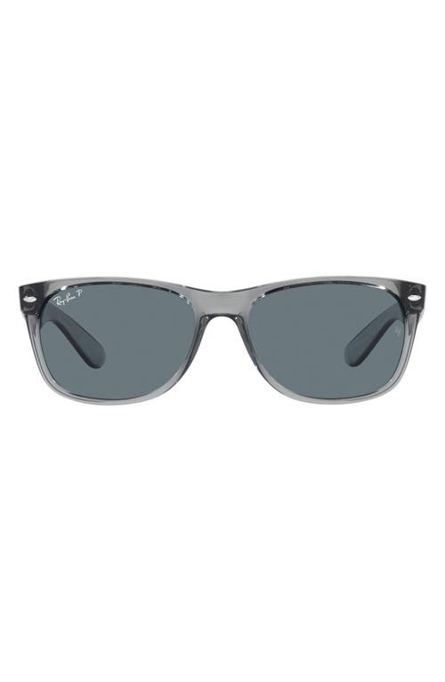 Ray Ban Ray-ban New Wayfarer 58mm Square Sunglasses In Gunmetal/dark Grey