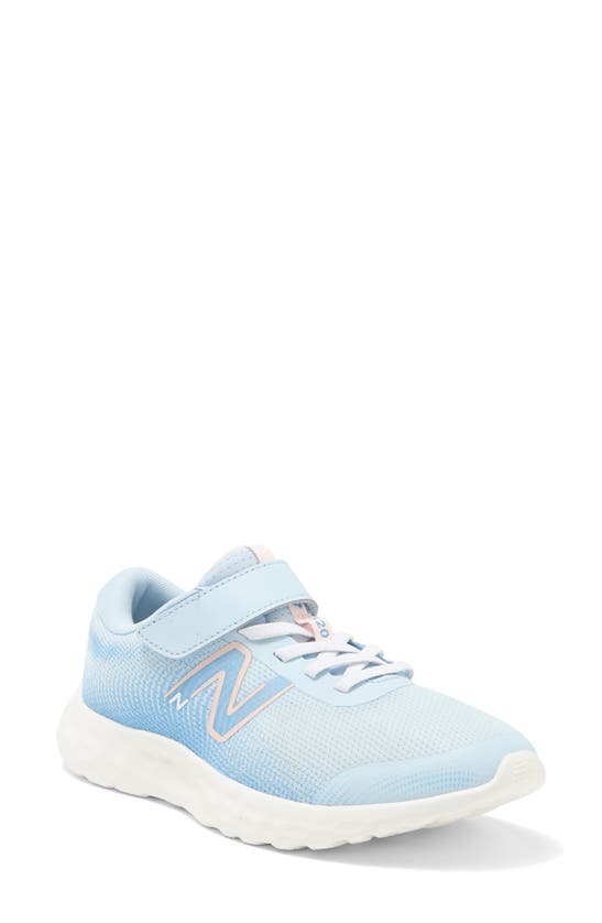 New Balance Kids' 520 Sneaker In Bright Sky/ Shell Pink