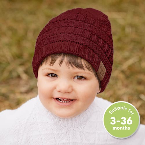 Shop Keababies 3-pack Warmzy Baby Beanies In Terracotta