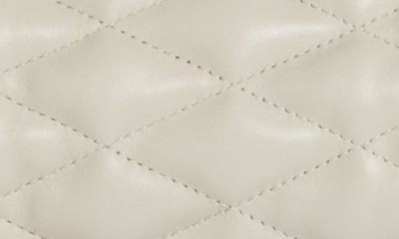 Shop Saint Laurent Medium Sade Quilted Leather Tube Bag In 9207 Crema Soft