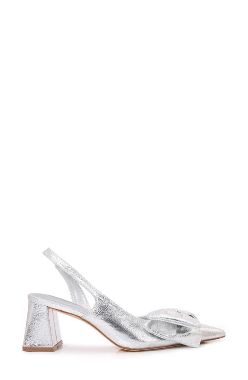 BERNESS BERNESS CYNTHIA POINTED TOE SLINGBACK PUMP
