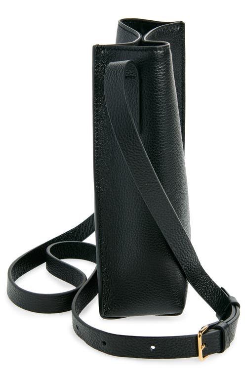 Shop Marni Small Museo Leather Crossbody Bag In Black