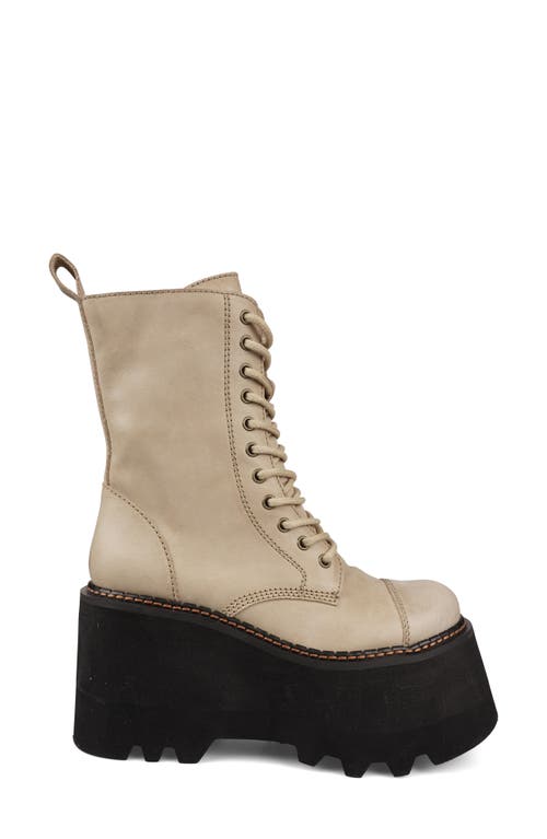 Ziginy Raiza Platform Bootie In Beige