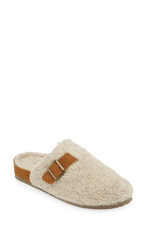 Acorn Ela Recycled Berber Scuff Slipper In Natural