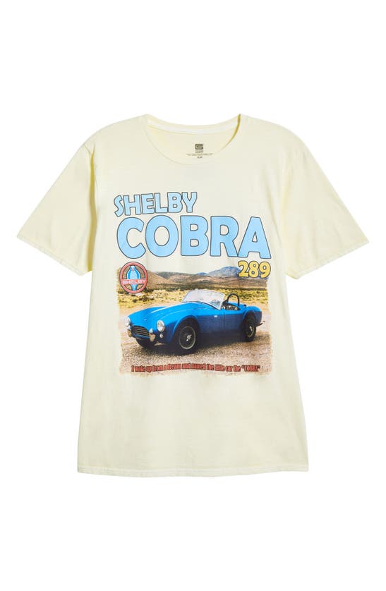 Shop Philcos Shelby Cobra Graphic Cotton T-shirt In Yellow