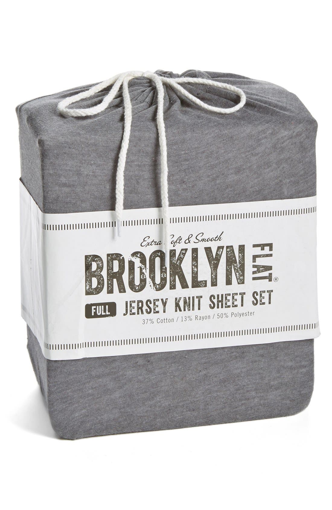 Brooklyn Flat Jersey Knit Sheet Set 