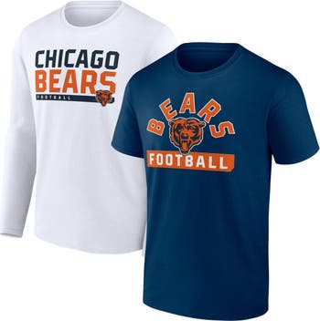 Fanatics Big And Tall Black Chicago Bears Color Pop Long Sleeve T