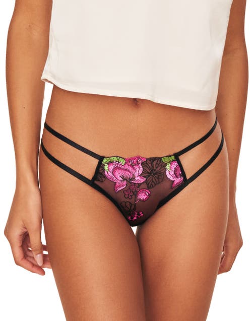 Shop Adore Me Jayda Brazilian Panties In Floral Pink