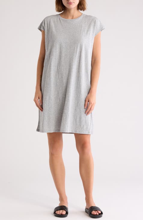 Boxy Organic Cotton T-Shirt Dress