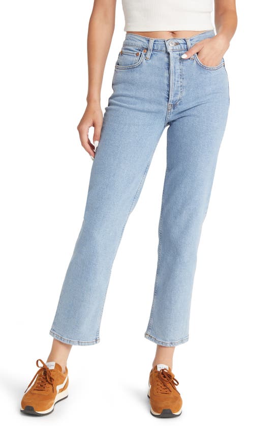 RE/DONE ORIGINALS HIGH WAIST STOVEPIPE JEANS