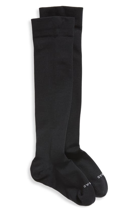Comrad Knee High Compression Socks In Black