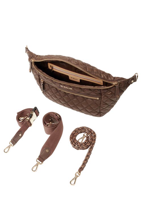 Shop Mz Wallace Crossbody Belt Bag In Walnut