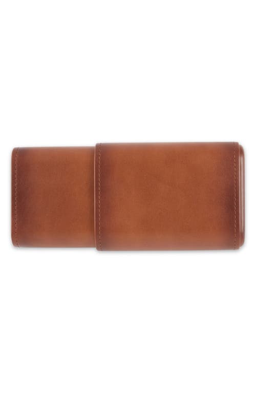 BEY-BERK BEY-BERK RUSTIC LEATHER CIGAR CASE