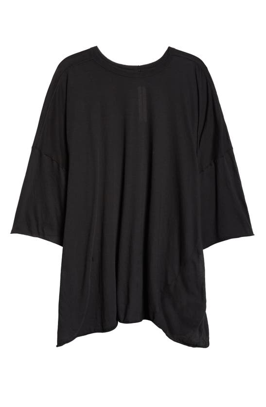 Shop Rick Owens Tommy Oversize T-shirt In Black