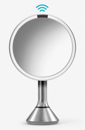 Simplehuman 8 Round Sensor Makeup Mirror With Touch Control Dual Light Settings Stainless Steel, How Do I Know When My Simplehuman Mirror Is Fully Charged