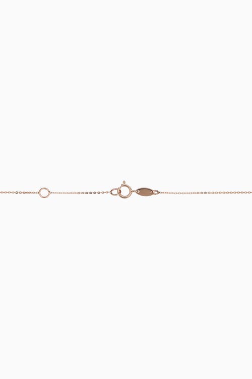 Shop Oradina 14k Gold Manhattan Pendant Necklace In Rose Gold
