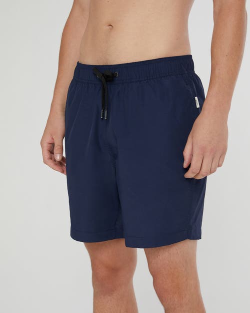 Onia Shorts Aus Einer Leinenmischung Mit Tunnelzug In Deep Navy